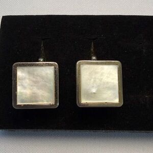 Vintage Mother of Pearl Swank Cuff links